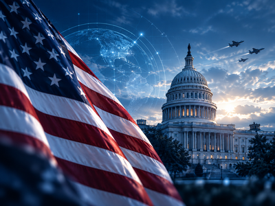 U.S.-Based R&D - Capitol building and flag